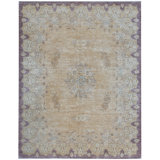 Ziegler Hand-Knotted High-Quality Gold and Brown Area Rug