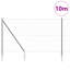 Vidaxl Hexagon Fence Grey Steel-114622191