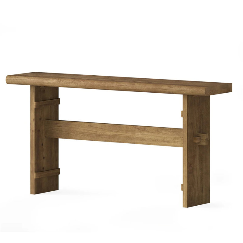 Classic 63-inch Solid Wood Sofa Table