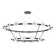 Austen 30 - Light Dimmable Wagon Wheel Chandelier