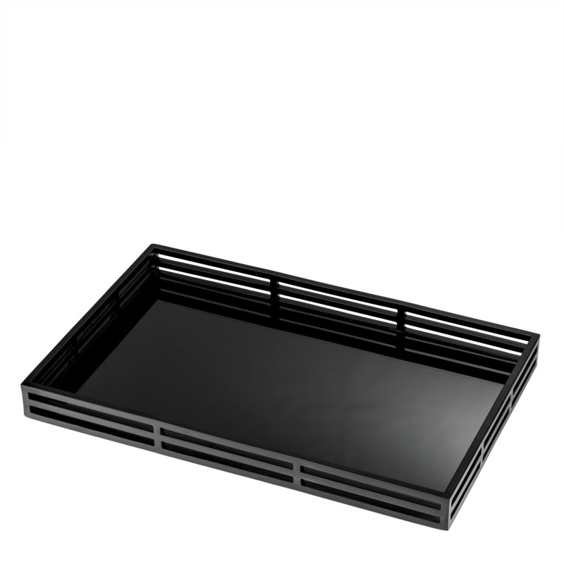Giacomo Decorative Tray, Black