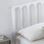 Base de lit plateforme en métal robuste avec tête de lit, rangement sous le lit de 12,6 po, support de lattes en métal robuste, sans sommier tapissier, blanc-2047089100-2047089105