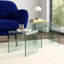 Mariana Glass Top Sled Nesting Tables-20100538