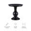 Table de bout à piédestal rond 26 po Kight -140920538