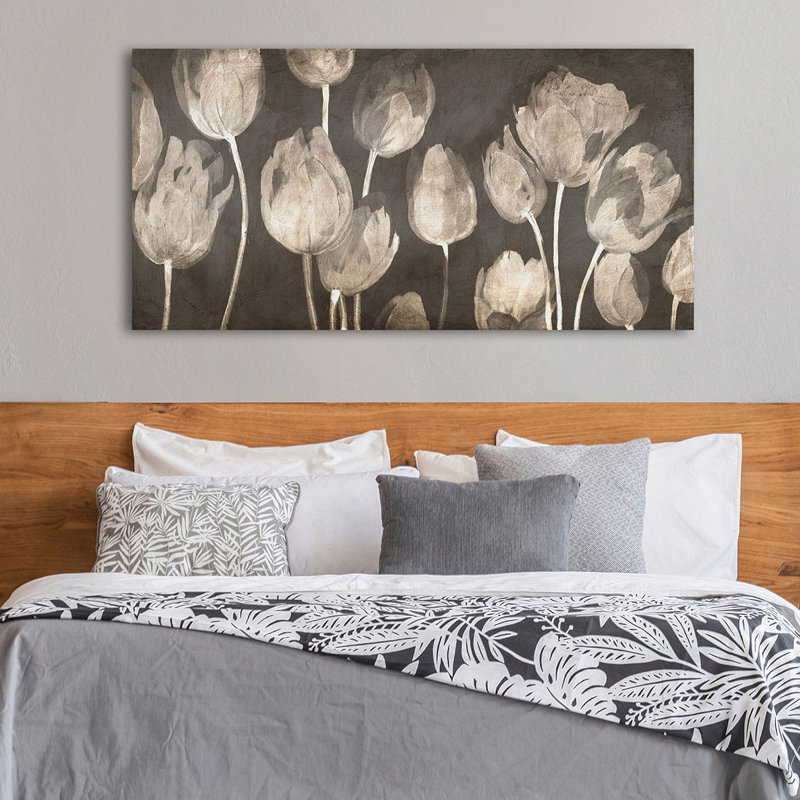 Washed Tulips by Luca Villa - Art Prints on Canvas, 50cm H x 100cm W x 4cm D
