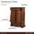 Villa Valencia 64"H Wood Accent Chest