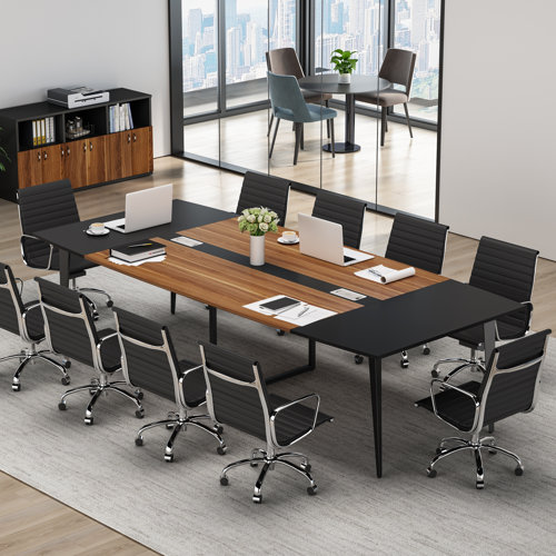 Inbox Zero Billey 94.48'' Rectangle Conference Table & Reviews | Wayfair