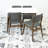 Torre 4 - Person Solid Wood Solid Wood Top Four Leg Dining Set-1040440325