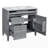Modern Bathroom Storage Cabinet with 2 Drawers and a Tip-out Drawer