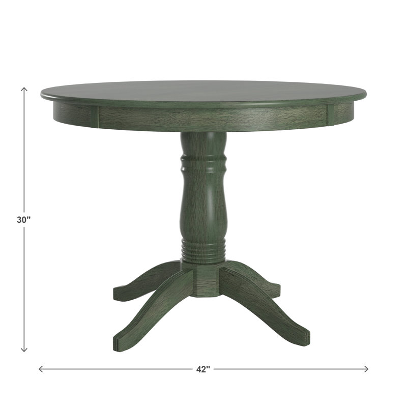 Table de salle à manger Norita, Sauge antique