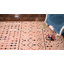 Tapis géométrique orange-170294570