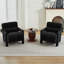 Chaise d'appoint rembourrée avec accoudoirs 28 po Jakeim-2031137344