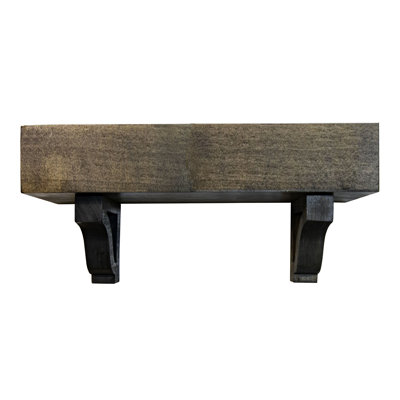 Poplar Floating Shelves W/Corbels