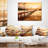 Sunset Over Brown Sea - Landscape Printed Pillow