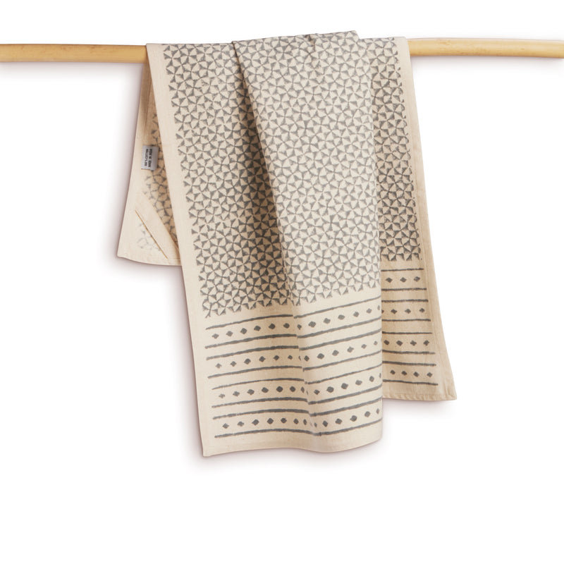 Serviette de cuisine FEATE - SLATE, Beige / ardoise