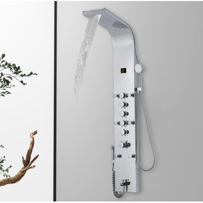 59'' Shower Panel with Fixed Shower Head