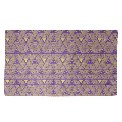 Triangles rose Tapis décoratif