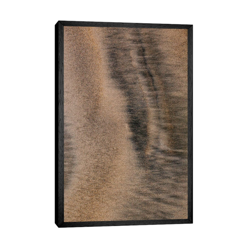 Coronado Gold Sand by Bethany Young - Print on Canvas, 101.6cm H x 66.04cm W x 3.81cm D, Black Framed