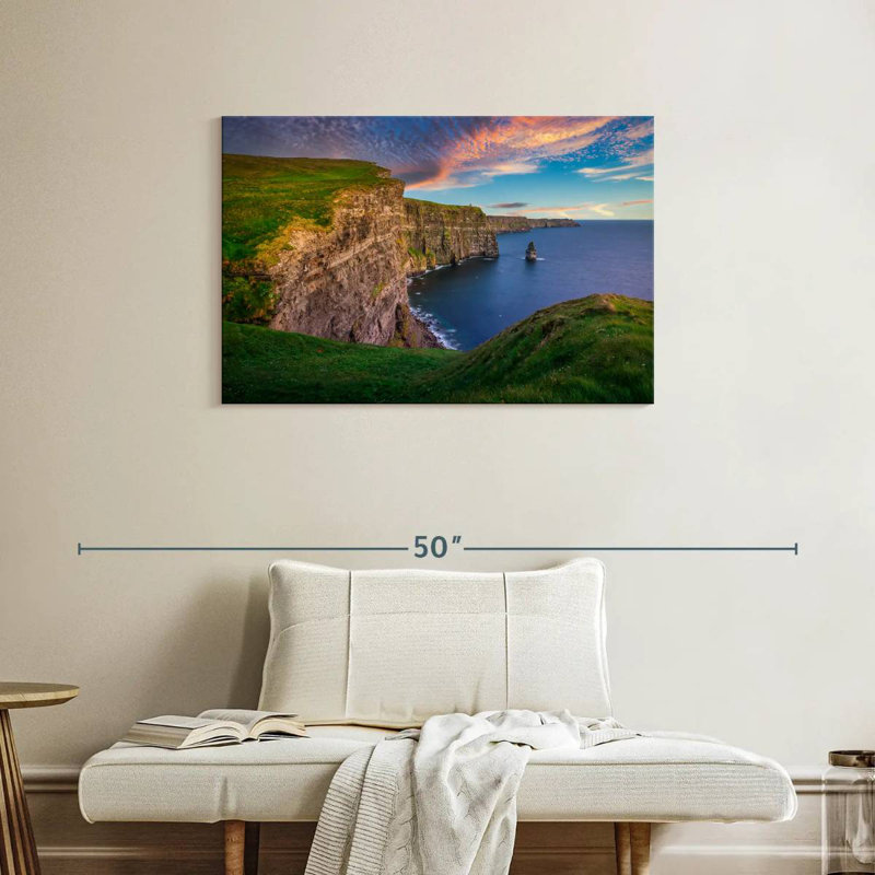 Gillard Sea Cliff Of Moher, H 24 po x l 36 po