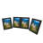 Fixturedisplays® 8" X 10" 8X10" Rectangular Photo Picture Frame 4PK Black Wood Photo Frame With Acrylic Lense Tabletop Sign Holder 22020-8X10