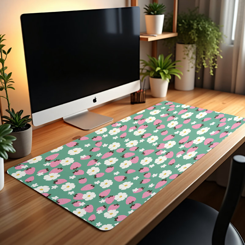 Polyester Desk Pad, 14.4x12.1