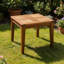Table de bout Bops Outdoor, carré de 20 pouces, bois d'acacia brun naturel-121489541