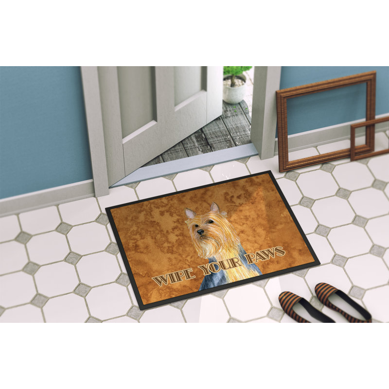 Tapis d’entrée antidérapant d’intérieur swansboro, Rectangle 1 pi 6 po x 2 pi 3 po