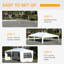 Pavillon de jardin 10 pi x 20 pi pour tente de mariage