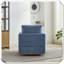 Fauteuil carré pivotant rembourré 360 degrés-1094357285