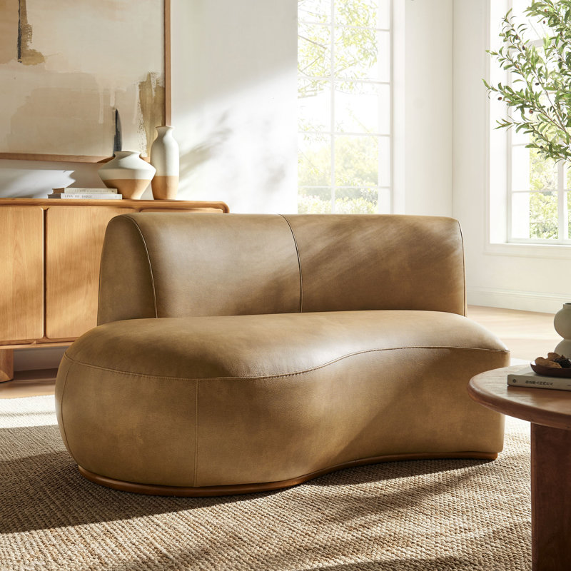 Oula 64 " Faux Leather Loveseat