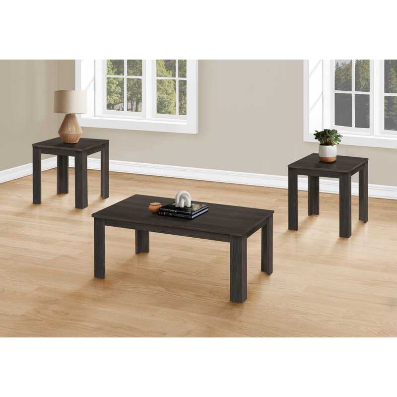 Ensemble de table, ensemble de 3 pièces, café, bout, côté, décor, salon, transitionnel, Gris