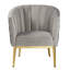 Fauteuil en velours l 31 po Lyli-1483347168