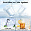 Spector 26.46 lb. Daily Production Bullet Clear Ice Freestanding Ice Maker