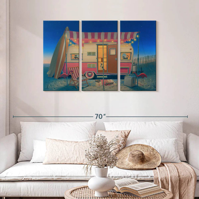 Senne Happy Campers, 28" H x 45" W