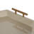 Norvan Hexagon Decorative Tray with Metal Handles-1804291028