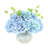 Keenum Hydrangea Floral Arrangement in Vase-1107215968
