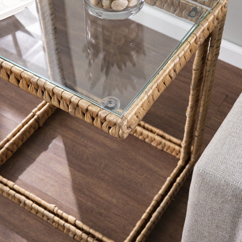 Ismaya Glass Tray Top Nesting Tables