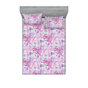 Fuchsia, bleu-vert / floral