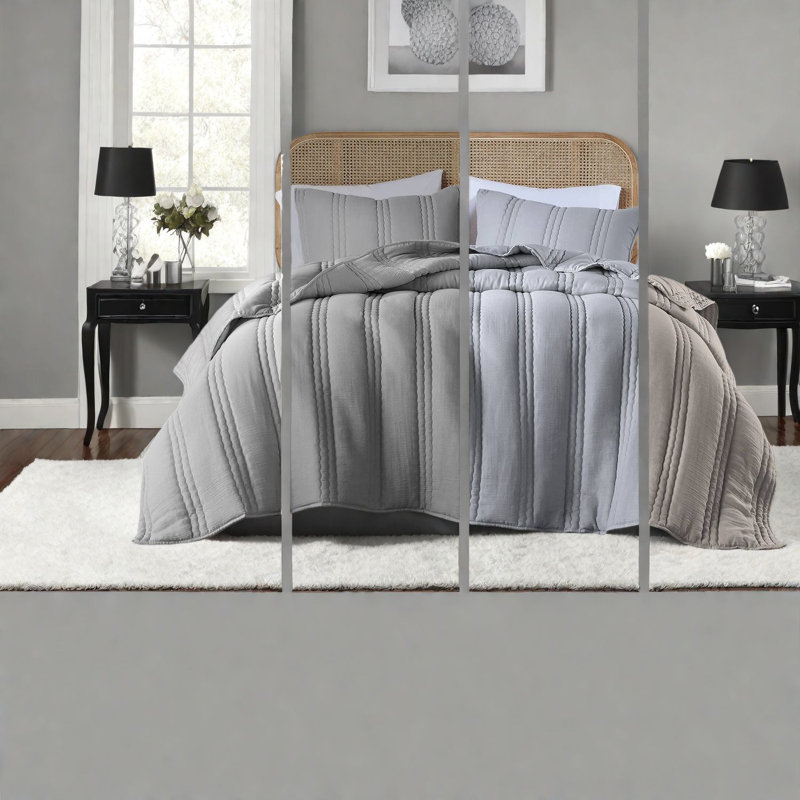 Ensembles de literie certifiés doux, gaze de polyester pour grand lit, maison moderne