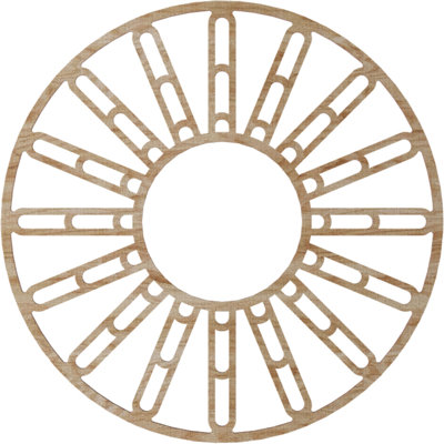 Médaillon de plafond en bois Hale