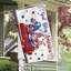 Drapeau de maison en polyester Goldshell 36 x 60 po