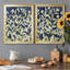 «Indigo Blooming Night I», reproduction encadrée de qualité supérieure - prête à être accrochée-1676908550-1676908549