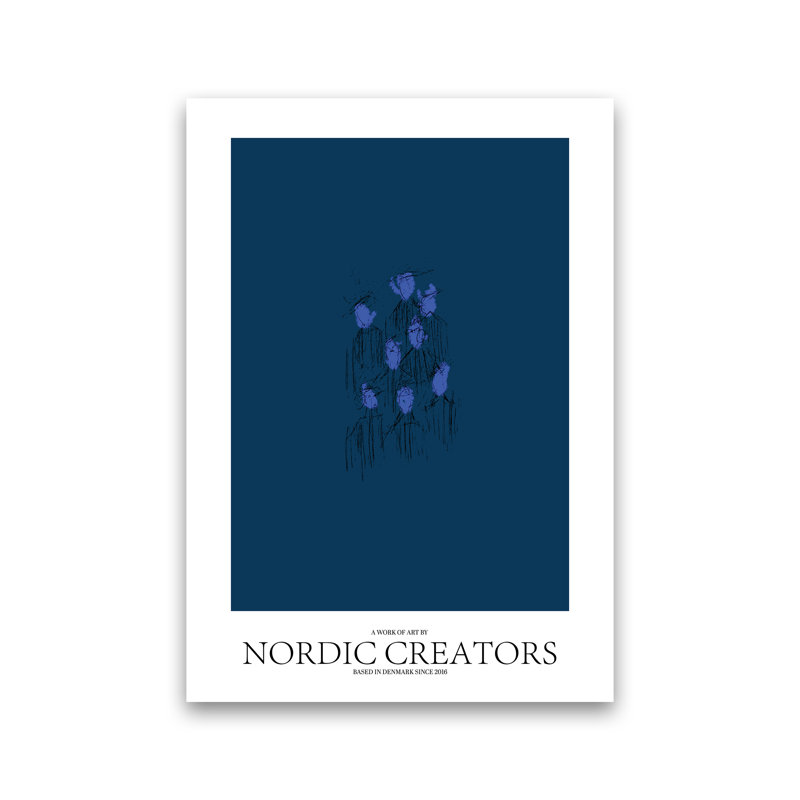 I'm Blue - Print, 42cm H x 29.7cm W x 1cm D, No Framed