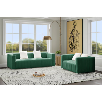 Clifford 2 - Piece Velvet Living Room Set