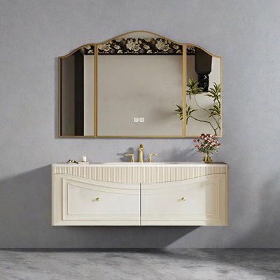 Armoire de salle de bain style français rétro