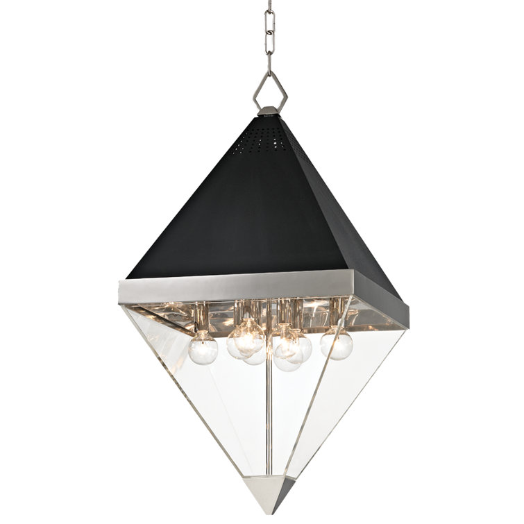 Coltrane 8 - Light Geometric Chandelier