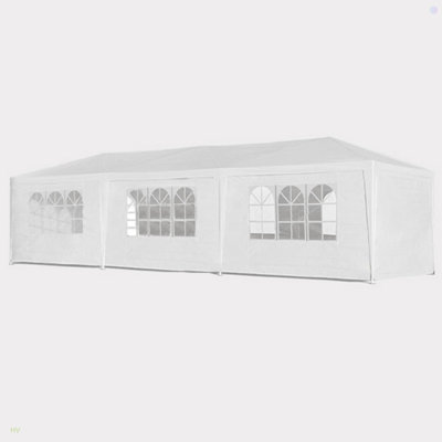 Pavillon de jardin pour tente de mariage avec 8 parois latérales amovibles