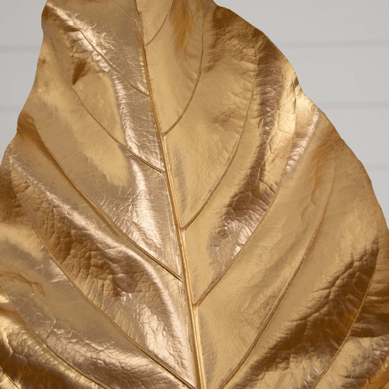 42in. Artificial Palm Gold Stems, Set of 3