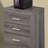 Brown Laminate Contemporary Rolling File Cabinet With Storage Drawers & Printer Stand For Office-544357256