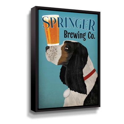 Springer Brewing Co. - Graphic Art on Canvas -  Trinx, 895852AF298146218226CD049988D583